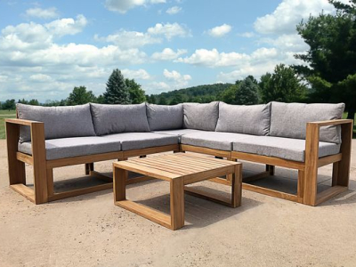 Outdoor chair and table set